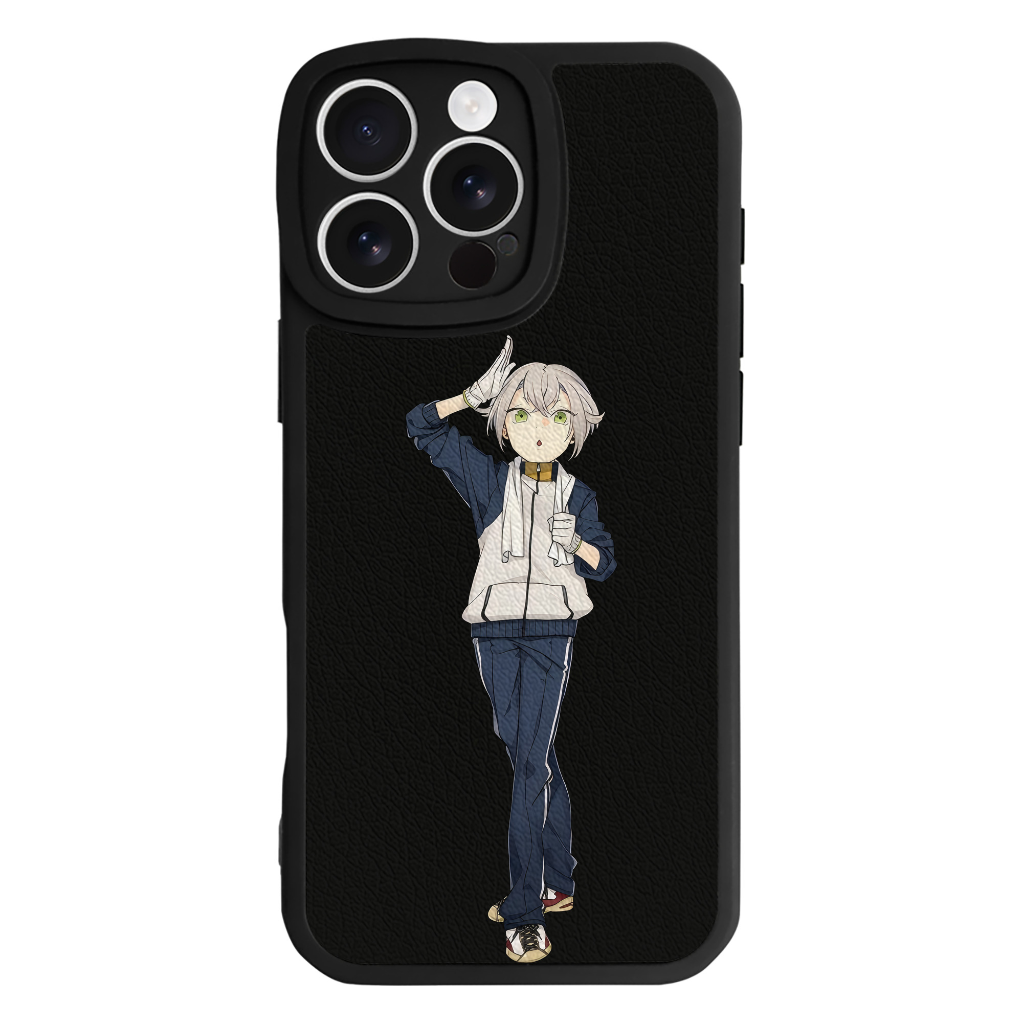 （画像用） 刀剣乱舞 Touken Ranbu 【iPhone 16シリーズ対応】シリコンスマホケース（レザー調） 材質：シリコン